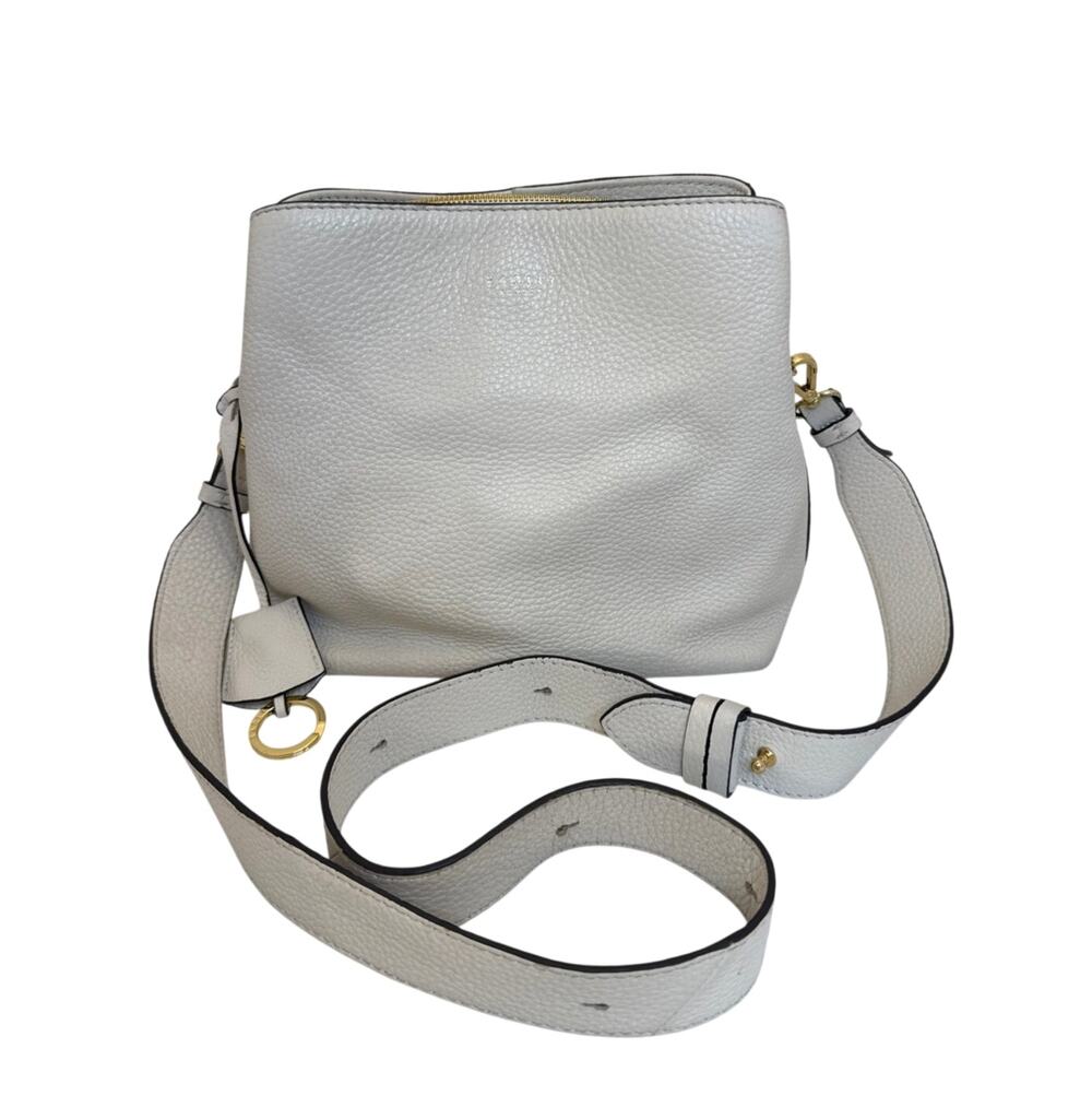 Radley London Oak Street Soft Grain Leather Small Crossbody Bag White